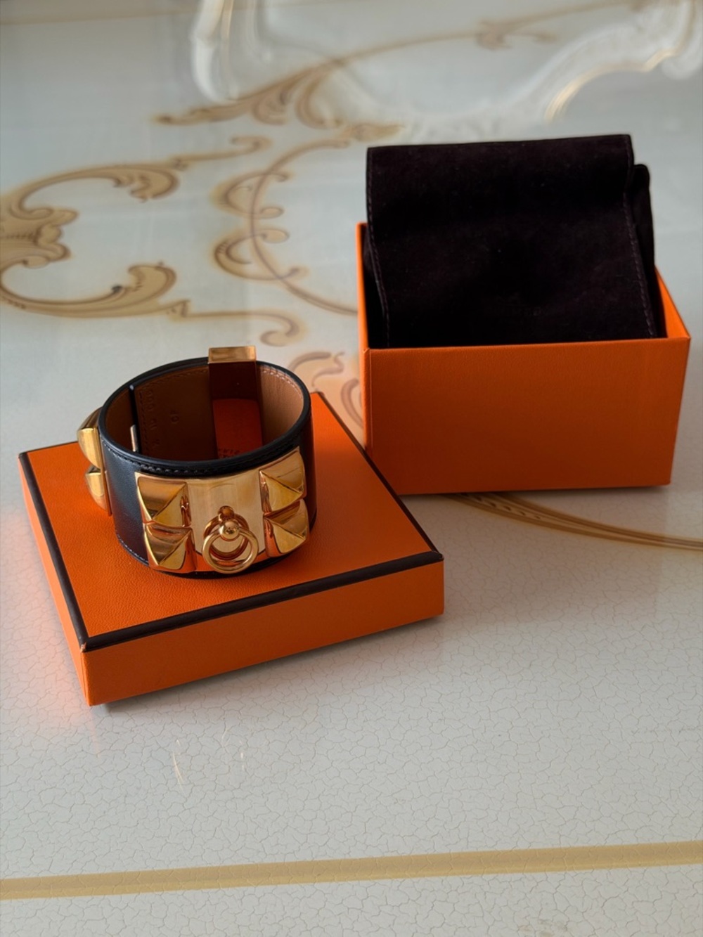 HERMES Collier de Chien Bracelet